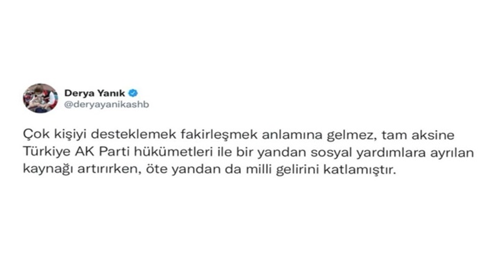 Sosyal devlet olmanın gereğini yerine getirmeye devam edeceğiz