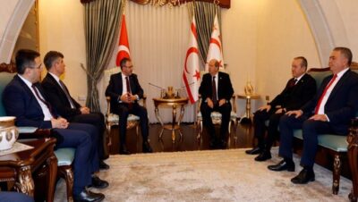 Cumhurbaşkanı Ersin Tatar, Türkiye Cumhuriyeti Gençlik ve Spor Bakanı Mehmet Muharrem Kasapoğlu ve beraberindeki heyeti kabul etti