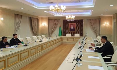 Встреча с Председателем Агентства “Туркмендемирёллары”