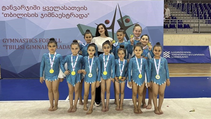 Gürcüstan Azərbaycanlılarının İnteqrasiya Mərkəzinin tələbələri beynəlxalq gimnastika festivalına qatılıb