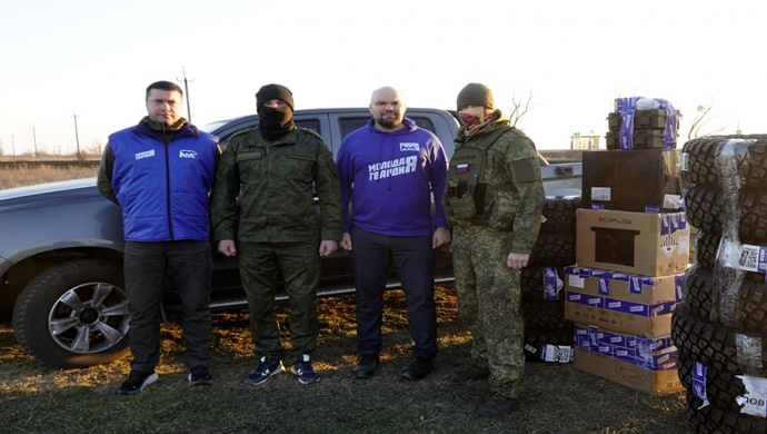 «Молодая Гвардия Единой России» передала военным и врачам в новых регионах более 15 тонн гуманитарной помощи